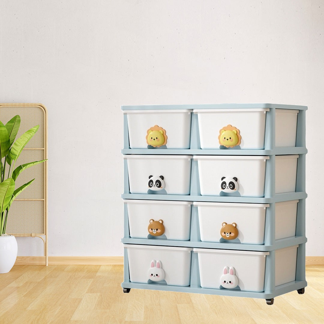Multi-layer Drawer Type Storage Cabinet Box, Kids Toy Organizer Shelf, Cloth Storage Box, Multi-Purpose Plastic Storage Cart