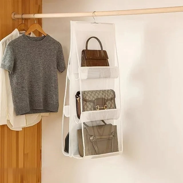 Multi-layer Handbag Hanging Organizer - Handbag Storage Bag For Family Closet