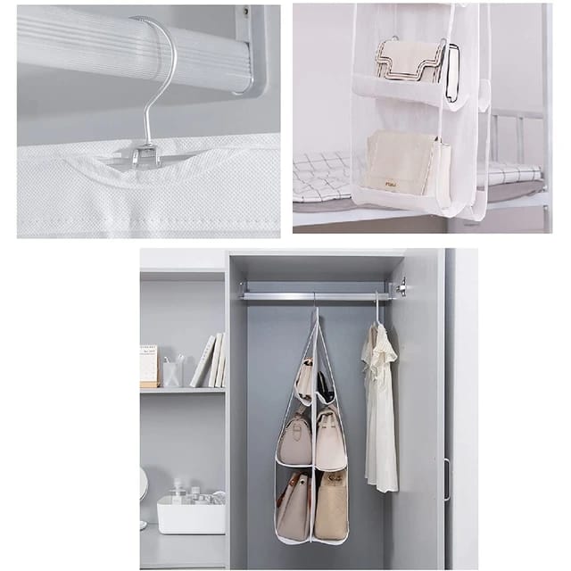 Multi-layer Handbag Hanging Organizer - Handbag Storage Bag For Family Closet