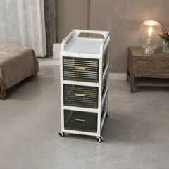 Multi-layer Storage Cabinet, Drawer Type Storage Unit, Home Office Organizer Cart