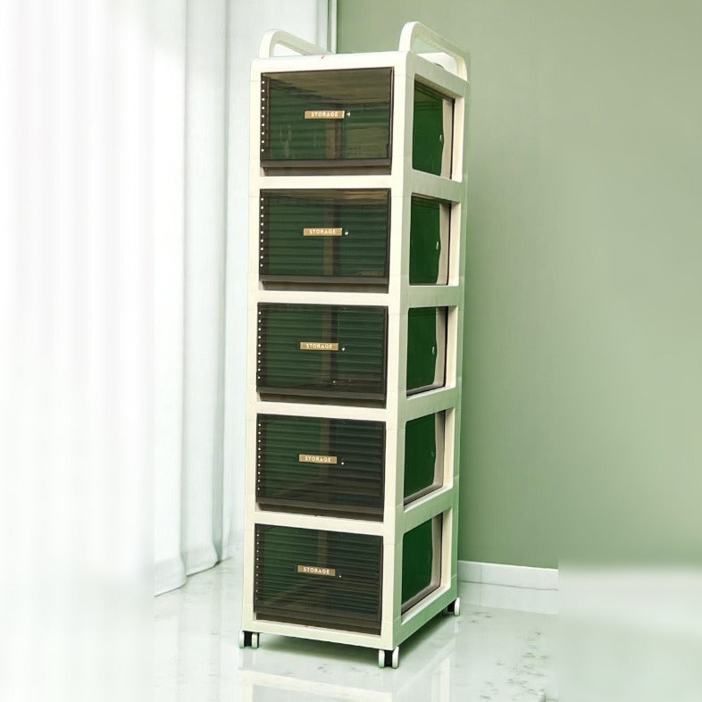 Multi-layer Storage Cabinet, Drawer Type Storage Unit, Home Office Organizer Cart