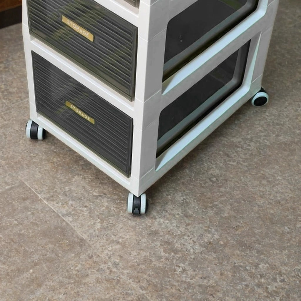 Multi-layer Storage Cabinet, Drawer Type Storage Unit, Home Office Organizer Cart