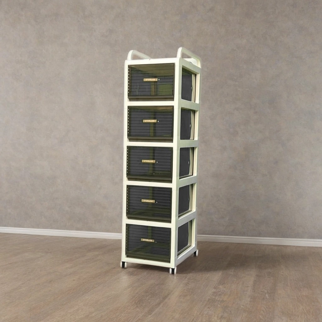 Multi-layer Storage Cabinet, Drawer Type Storage Unit, Home Office Organizer Cart