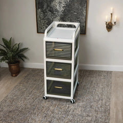 Multi-layer Storage Cabinet, Drawer Type Storage Unit, Home Office Organizer Cart