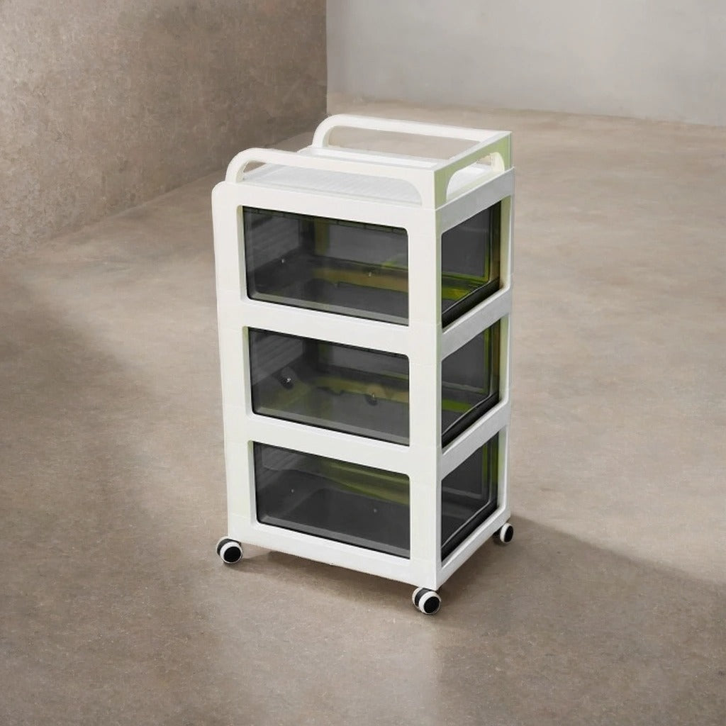Multi-layer Storage Cabinet, Drawer Type Storage Unit, Home Office Organizer Cart