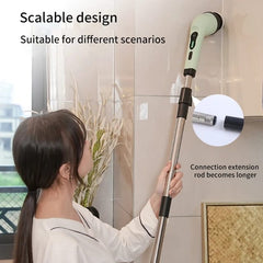 Multifunctional Electric Cleaning Brush - 9-in-1 Cordless Power Spin Scrubber, Household Cleaning Gadget