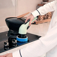 Multifunctional Electric Cleaning Brush - 9-in-1 Cordless Power Spin Scrubber, Household Cleaning Gadget