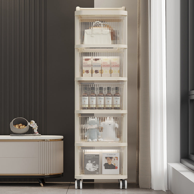 Multifunctional Storage Trolley Rack, Multi- Tier Drawer Cabinet For Kitchen, Bedroom, Office