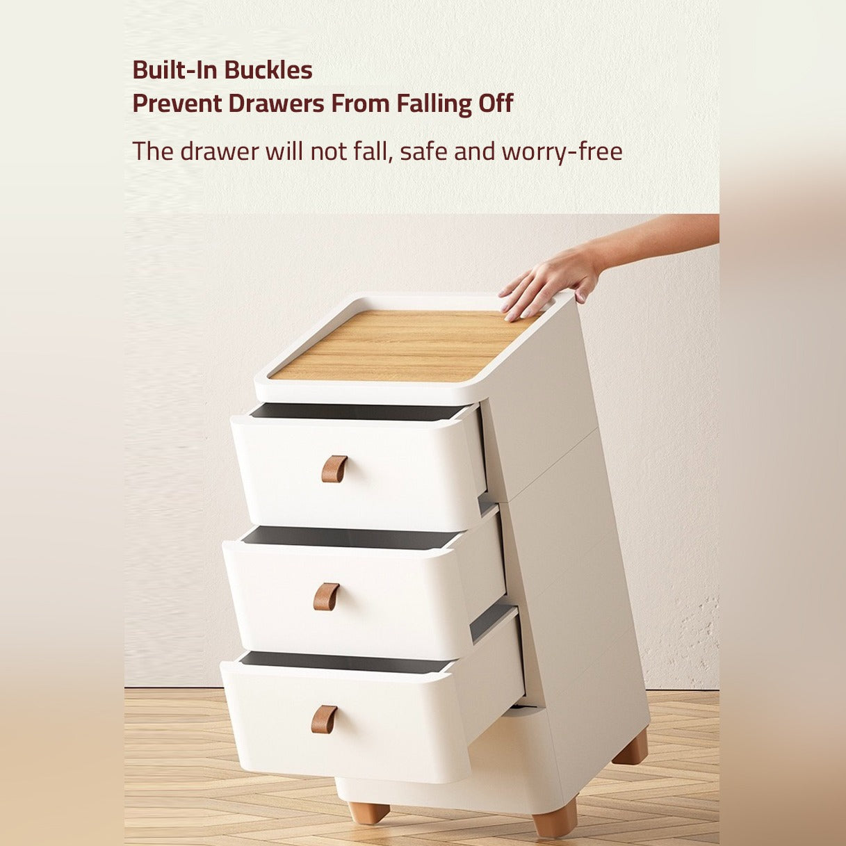 Bedroom Bedside Storage Cabinet Chest Of Drawers, Simple Narrow Drawer Type Storage Stand