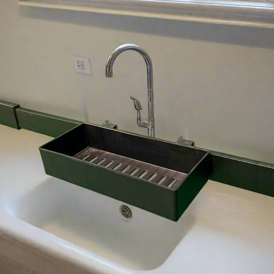 2 Layer Kitchen Dish Drying Rack, Over-the-Sink Dish Drainer, Extendable Dish Rack Organizer Shelf