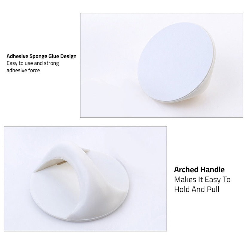 Multi-functional Door Handle, Cabinet Drawer Window Glass Door Pull Handle, Adhesive Toilet Seat Lifter