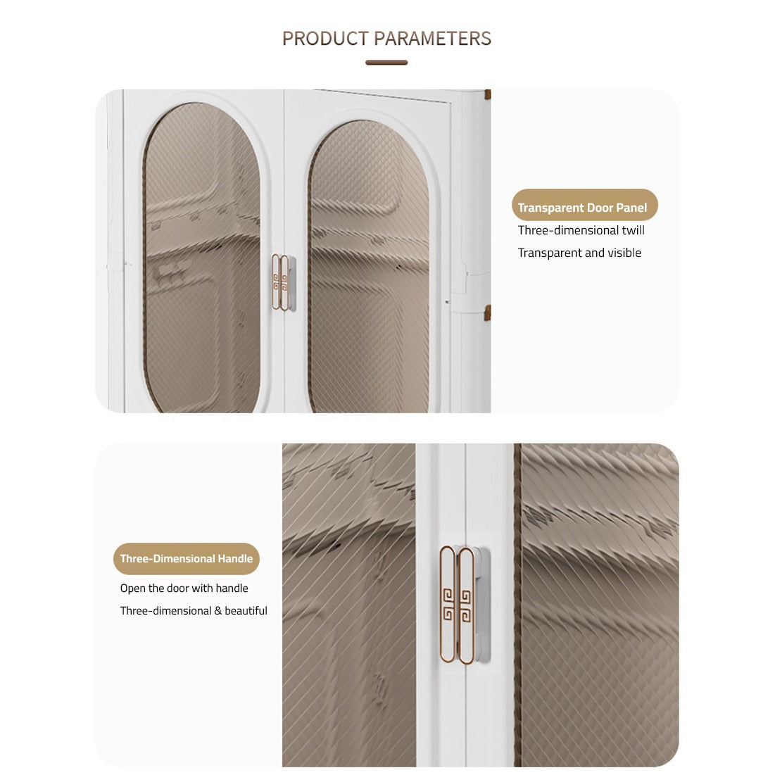 Wardrobe Storage Cabinet Shelf Bins – Household Closet Organizer Rack Stand