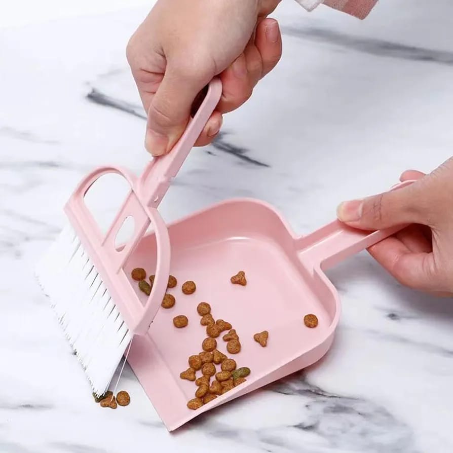 Mini Dustpan Broom Set, Small Garbage Shovel, House Hold Small Brush Cleaning Tool For Tabletop, Countertop, Desk