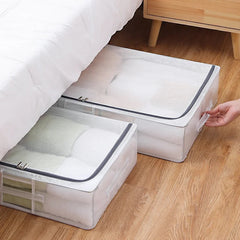 Underbed Storage Box, Transparent Dust-proof Storage Organizer Bag, Cloth, Pillow, Blanket Closet Organizer