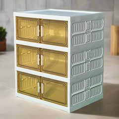 3 Tier Storage Cabinet Bin – Organizer Shelf Rack for Home & Office
