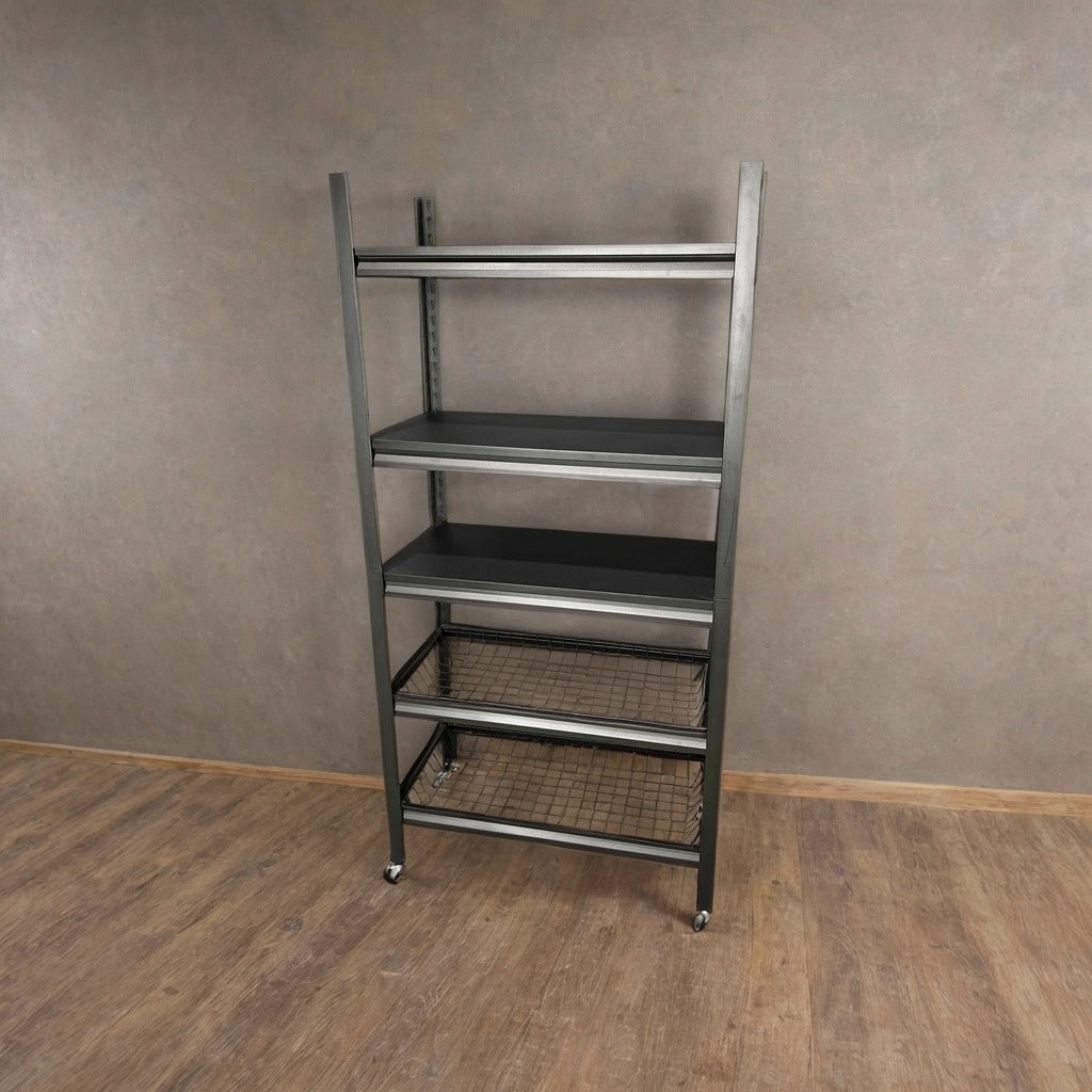 5 -Tier Storage Shelf, Utility Rack, Storage Organizer Stand for Kitchen, Bathroom, Office