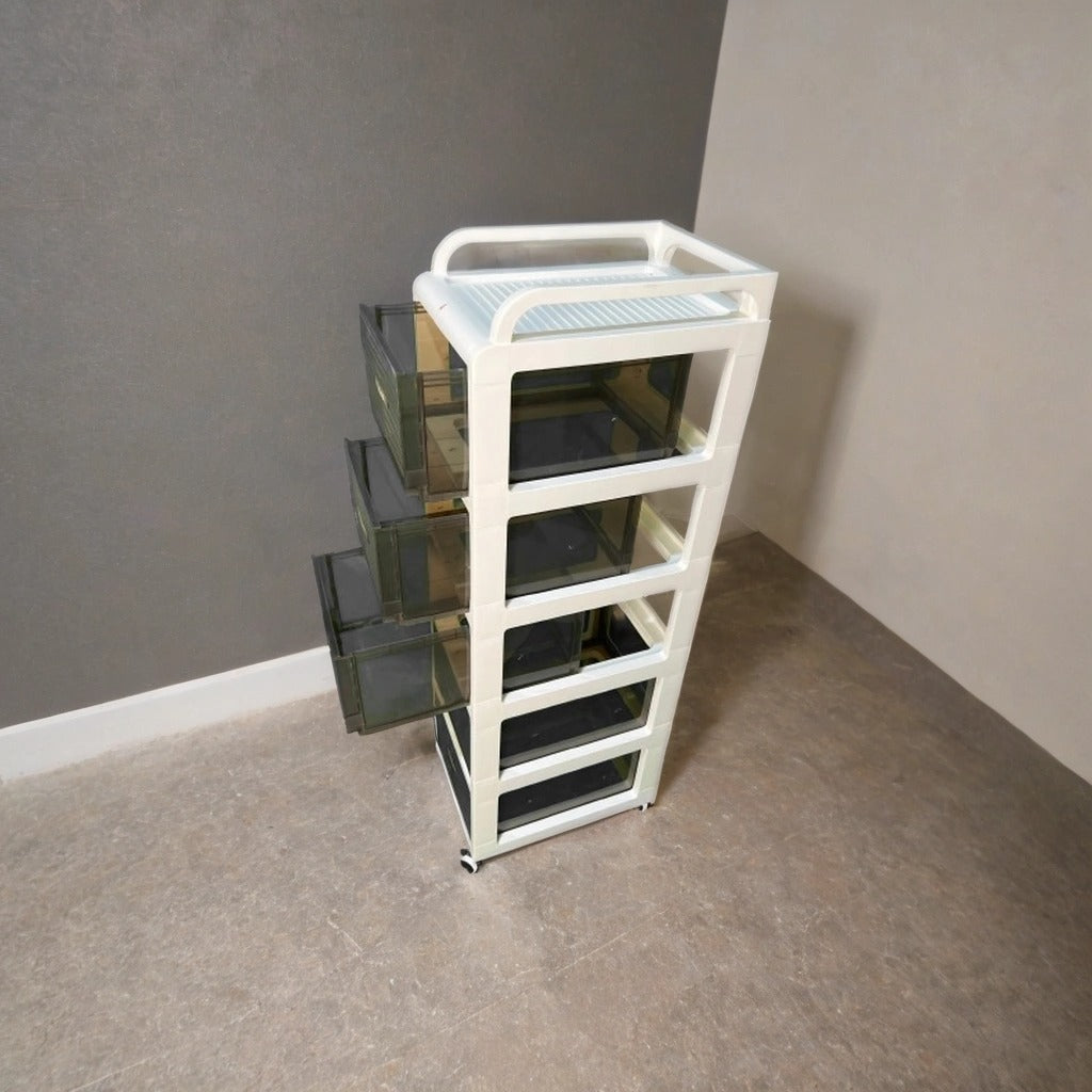 Multi-layer Storage Cabinet, Drawer Type Storage Unit, Home Office Organizer Cart