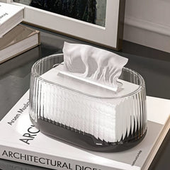 Transparent Tissue Box, Dustproof Tissue Holder for Home, Office Use
