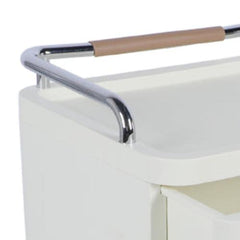 Rolling Storage Rack Cabinet with Drawers, Multi-functional Movable Cart Shelf Organizer