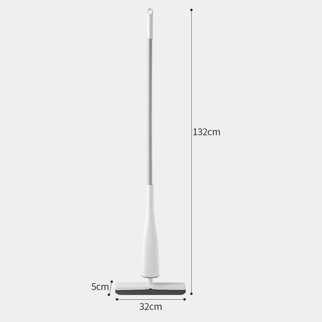 Automatic Self-Wringing Free Hand 180° Rotating Flat Mop