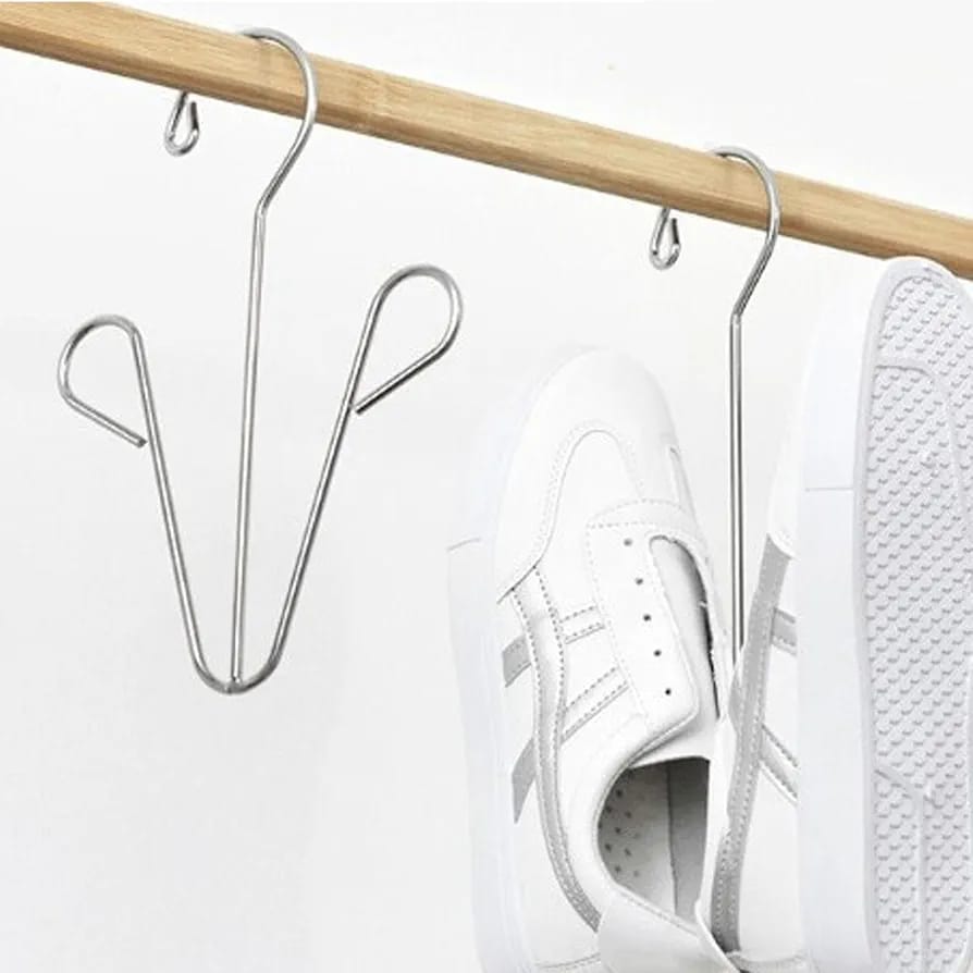 Shoe Drying Hanger Organizer, Hanging Storage Rack Hook for Sandals, Sneakers, Shoes