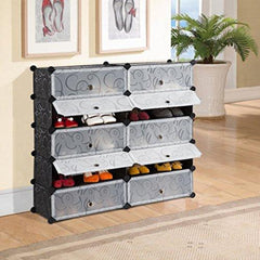 Shoe Storage Rack, Shoe Organizer Shelf Cabinet