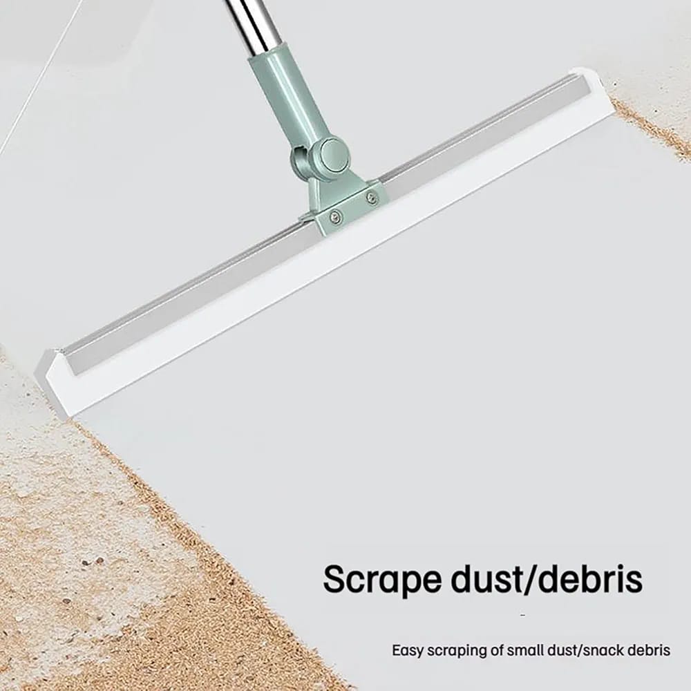 Silicone Head Heavy Duty Water Cleaner Mop with Long Telescopic Handle