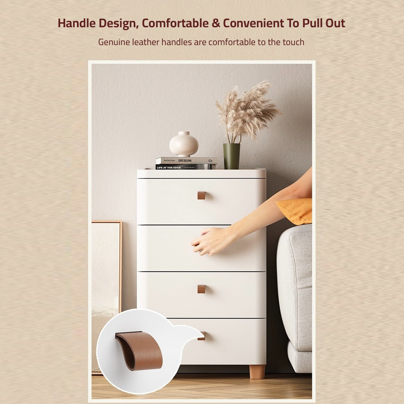 Bedroom Bedside Storage Cabinet Chest Of Drawers, Simple Narrow Drawer Type Storage Stand