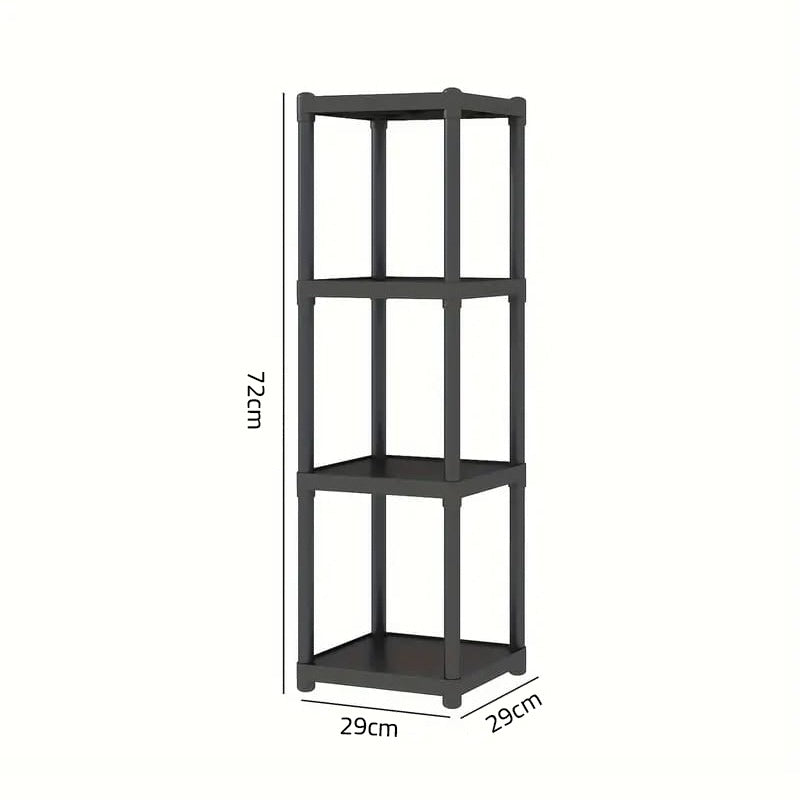 4- Tier Flower Rack Stand, Floor Mounted Indoor & Outdoor Plant Organizer Shelf