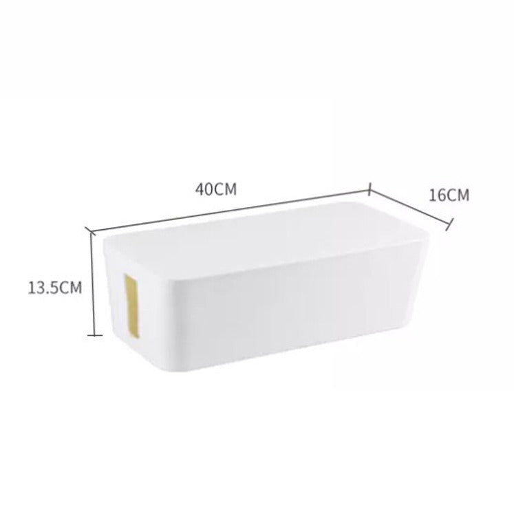 Cable Organizer Box, Extension Socket Storage Box For Desktop, Cable Hiding Box, Household Cord Organizer