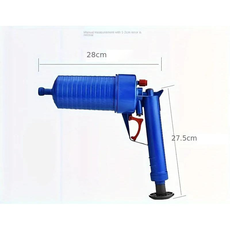 Air Drain Blaster, High Pressure Toilet Plunger, Toilet Clog Remover, Drain Cleaning Gun With Handy Pistol for Kitchen, Bathroom
