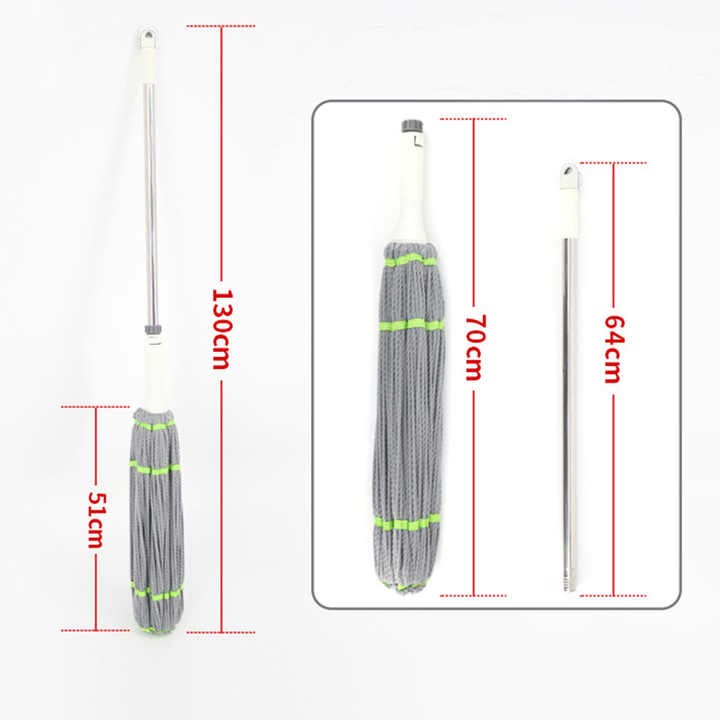 Self Wringing Twist Floor Cleaning Mop, Retractable Self Squeezing Household Mop Stick