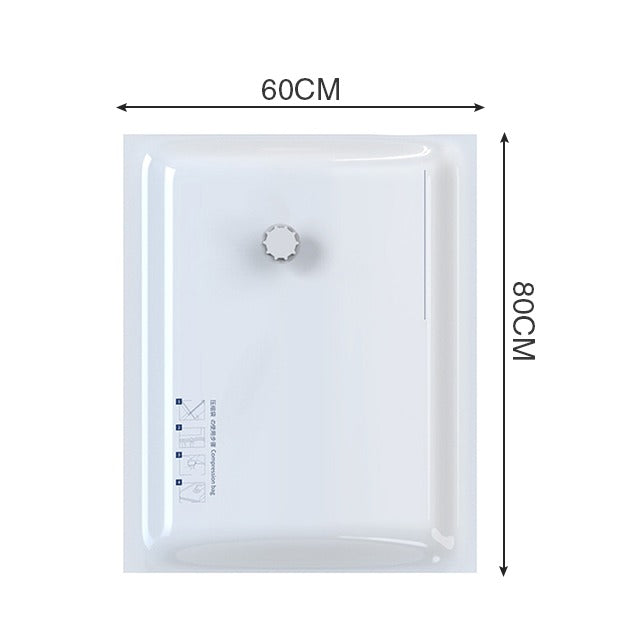 Space Saving Vacuum Seal Bags, Clothes Storage Compressed Reusable Organizer Bags
