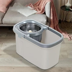 Smart Spin Mop And Bucket With Wringer Set, Household Easy Wring Mop