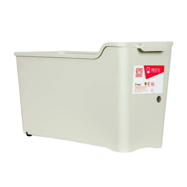 Space Saving Narrow Gap Long Storage Box with Wheels