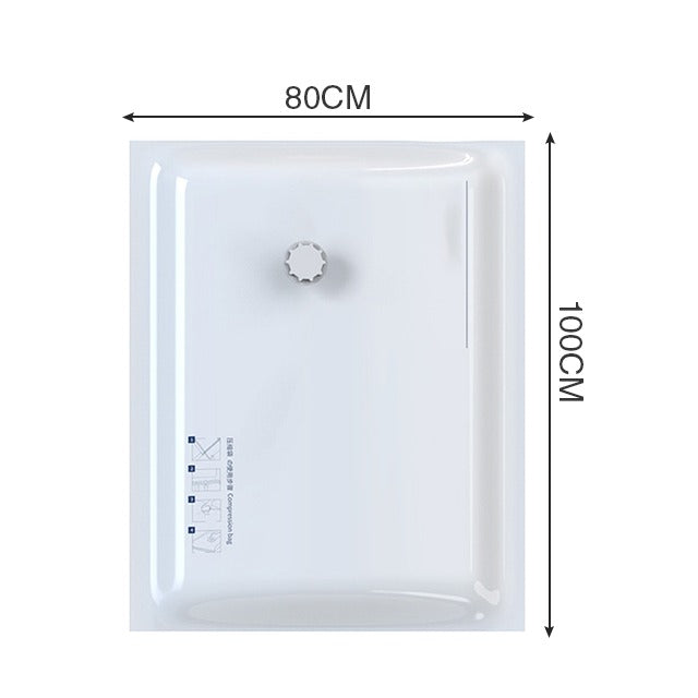 Space Saving Vacuum Seal Bags, Clothes Storage Compressed Reusable Organizer Bags