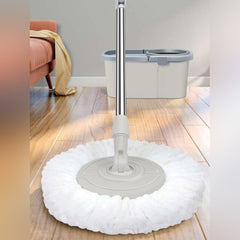 Smart Spin Mop And Bucket With Wringer Set, Household Easy Wring Mop