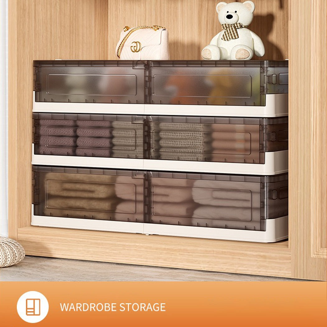 Foldable Under Bed Rolling Storage Organizer Container, Multi-purpose Storage Bin For Bedroom