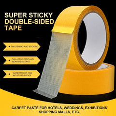 Double Sided Self Adhesive Fiberglass Cloth Strong Tape