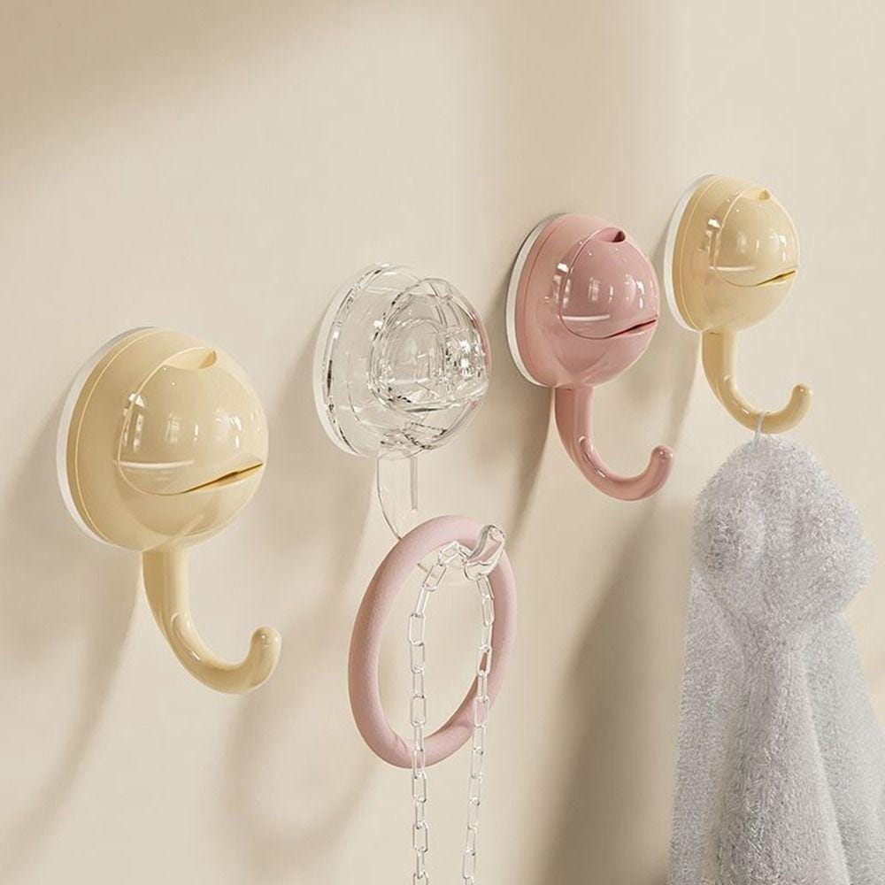 Reusable Suction Cup Hook, Hanger Hook Clip for Bathroom and Kitchen Organization