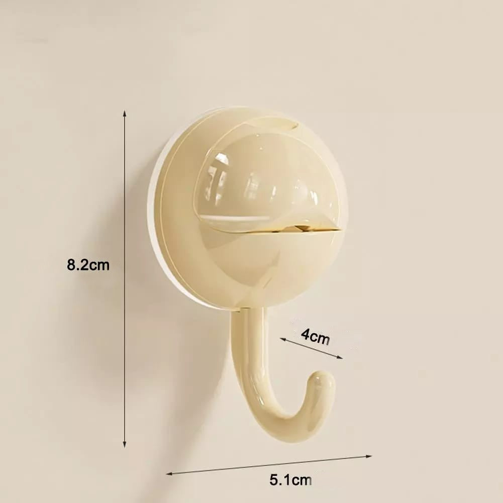 Reusable Suction Cup Hook, Hanger Hook Clip for Bathroom and Kitchen Organization