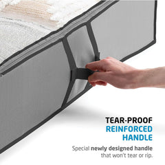 Underbed Storage Organizer Bags For Blankets, Comforter, Clothing, Shoes
