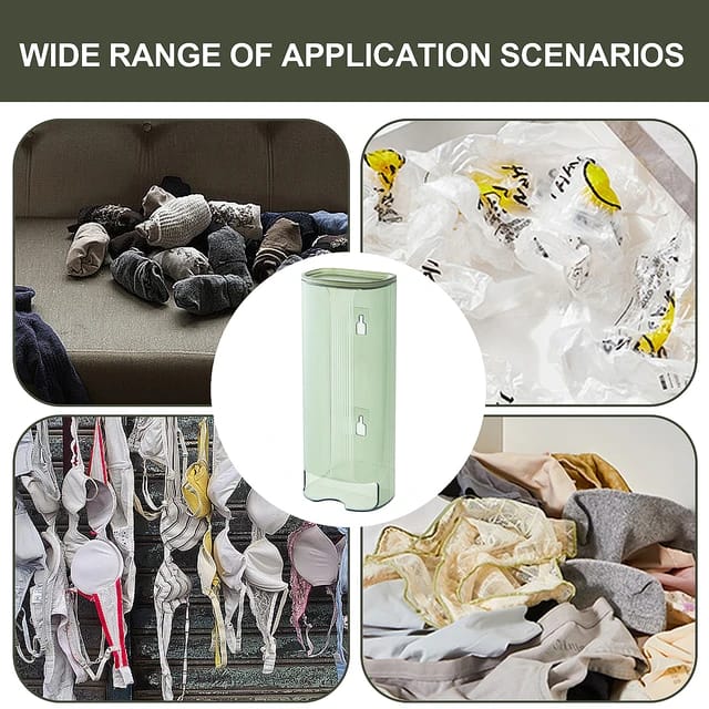 Wall-Mounted Undergarments Storage Box, Pull Out Storage Drawer Basket, Garbage Bag Organizer