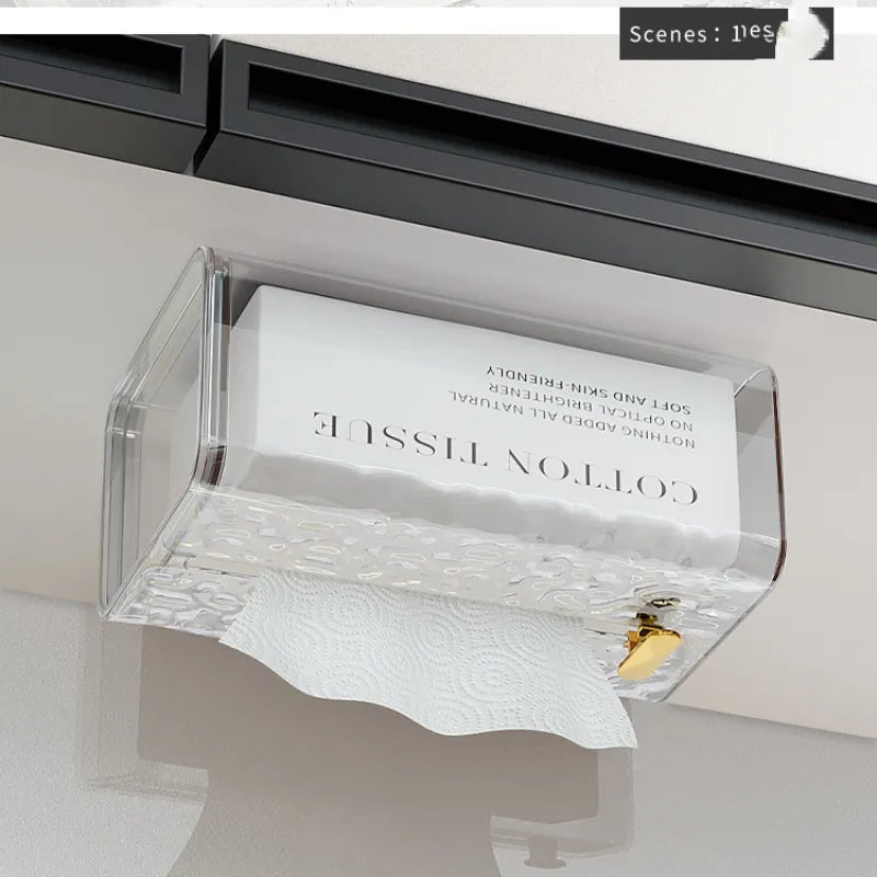 Wall Mount Elegant Tissue Organizer Box