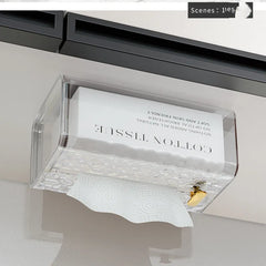 Wall Mount Elegant Tissue Organizer Box