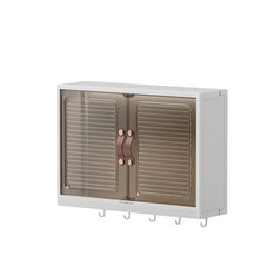 Wall Mounted Shelf Cabinet, Waterproof Storage Rack Organizer For Bathroom, Kitchen