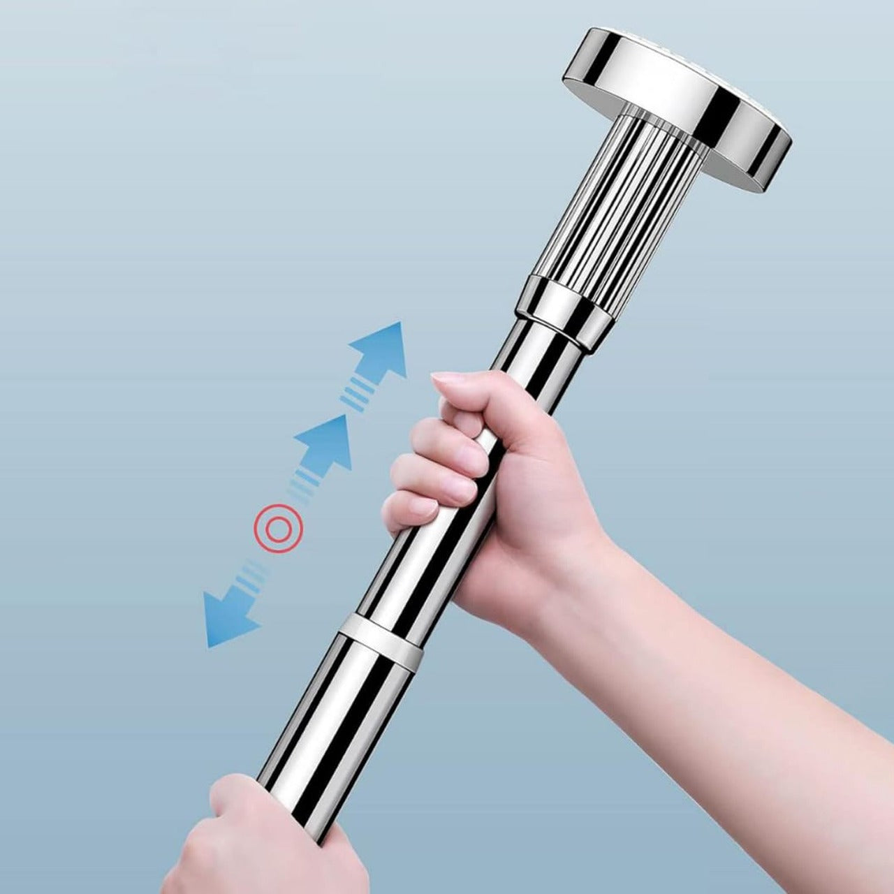Wall Mounted Retractable Cloth Hanger Stand, Telescopic Cloth Drying Rod