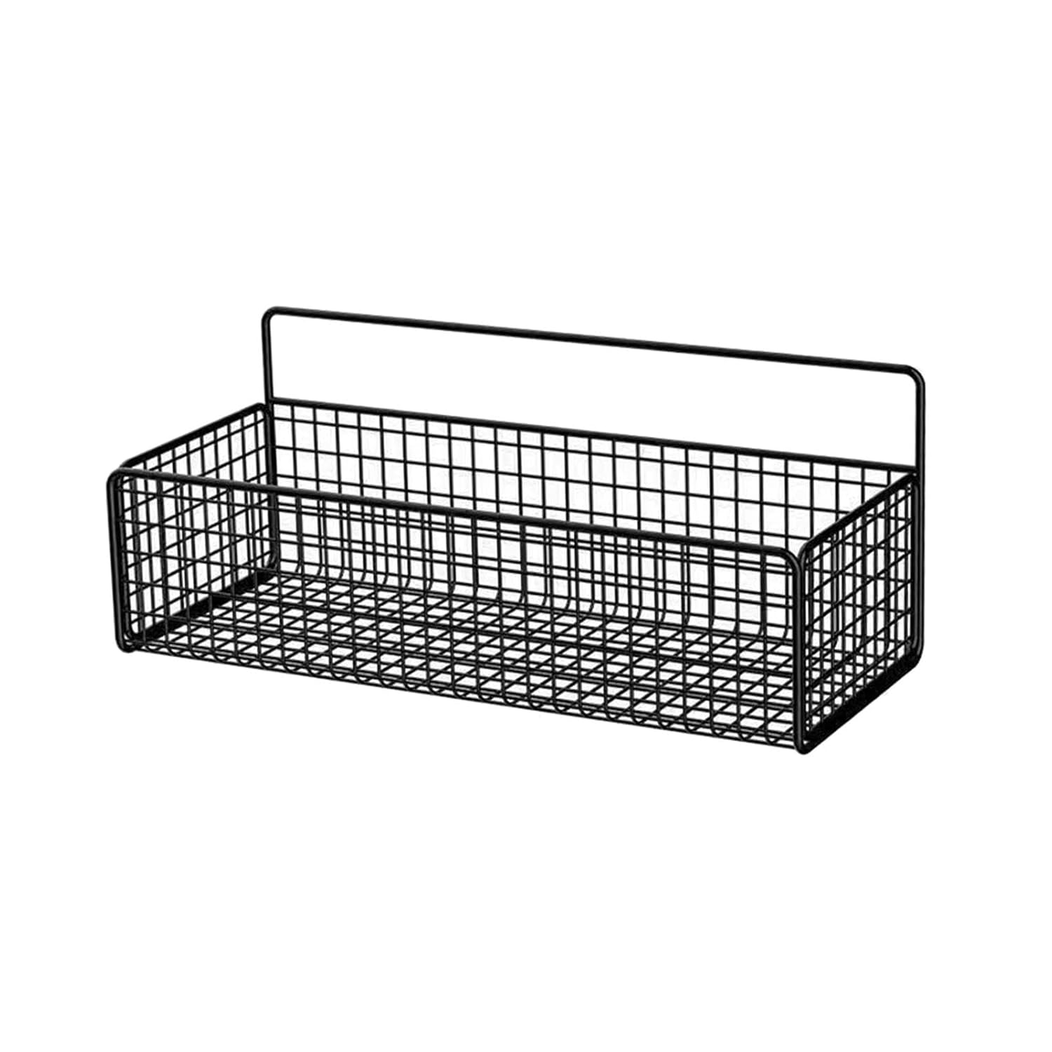 Wall Mounted Storage Basket – Hanging Shelf Rack for Kitchen & Bathroom