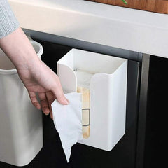 Wall Mounted Tissue Box Holder Dispenser Rack for Kitchen, Bathroom, Bedroom