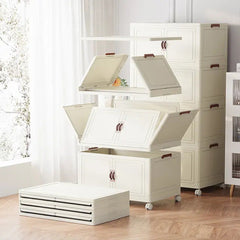 Wardrobe Storage Cabinet, Multi-purpose Shelf Rack, Household Closet Organizer Containers